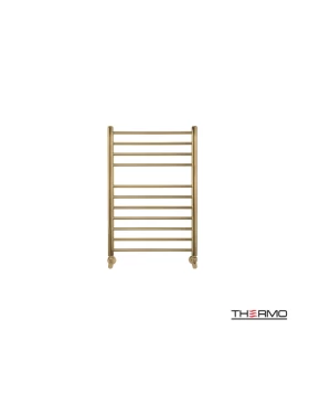 Θερμαινόμενη πετσετοκρεμάστρα – Thermo Bellavia BEL7550-211 Brushed Brass (Gold) PVD 50x75cm Kcal/h: 204