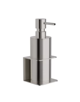 Επιτοίχιο Dispenser (350ml) - Matt Inox, Pam & Co, W7,5 x D7 x H19 (cm), 81-011