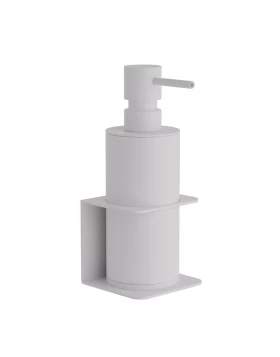 Επιτοίχιο Dispenser (350ml) - Matt White, Pam & Co, W7,5 x D7 x H19 (cm), 81-033