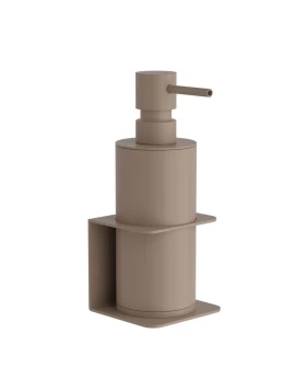 Επιτοίχιο Dispenser (350ml) - Matt Beige, Pam & Co, W7,5 x D7 x H19 (cm), 81-103