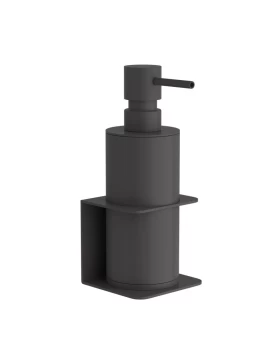 Επιτοίχιο Dispenser (350ml) - Matt Anthracite, Pam & Co, W7,5 x D7 x H19 (cm), 81-113