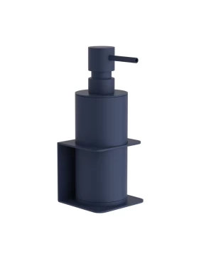 Επιτοίχιο Dispenser (350ml) - Matt Navy Blue, Pam & Co, W7,5 x D7 x H19 (cm), 81-203