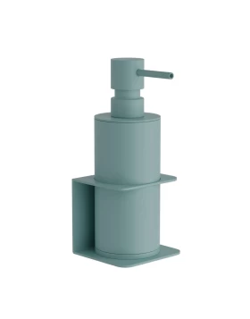 Επιτοίχιο Dispenser (350ml) - Matt Turquoise, Pam & Co, W7,5 x D7 x H19 (cm), 81-913