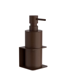 Επιτοίχιο Dispenser (350ml) - Matt Wenge, Pam & Co, W7,5 x D7 x H19 (cm), 81-943