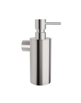 Επιτοίχιο Dispenser (350ml) - Matt Inox, Pam & Co, Ø6 x H19 (cm), 87-011