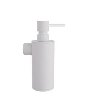 Επιτοίχιο Dispenser (350ml) - Matt White, Pam & Co, Ø6 x H19 (cm), 87-033