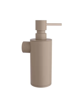 Επιτοίχιο Dispenser (350ml) - Matt Beige, Pam & Co, Ø6 x H19 (cm), 87-103