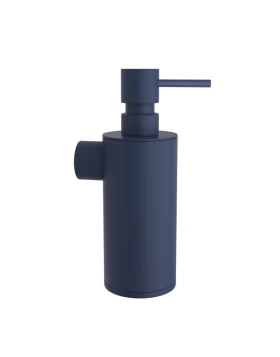 Επιτοίχιο Dispenser (350ml) - Matt Navy Blue, Pam & Co, Ø6 x H19 (cm), 87-203