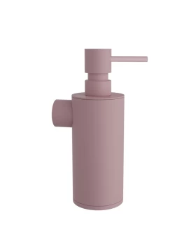 Επιτοίχιο Dispenser (350ml) - Matt Pink, Pam & Co, Ø6 x H19 (cm), 87-303