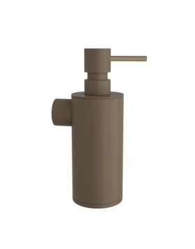 Επιτοίχιο Dispenser (350ml) - Matt Light Bronze, Pam & Co, Ø6 x H19 (cm), 87-963