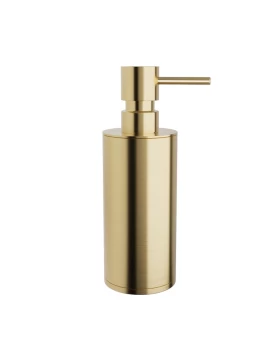 Dispenser (350ml) - Brushed Gold, Pam & Co, Ø6 x H19 (cm), 88-023