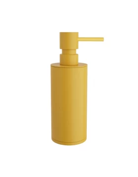 Dispenser (350ml) - Matt Yellow, Pam & Co, Ø6 x H19 (cm), 88-603