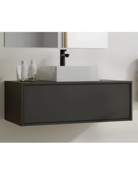 Έπιπλο με 1 Συρτάρι Premium Line Top Black (80x46.5cm)