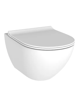 Λεκάνη κρεμαστή Bianco Ceramica Remo RM11500SC-301 Ματ Λευκό (56cm)