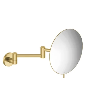 Μεγεθυντικός Καθρέπτης Επιτοίχιος Sanco MR-701-AB12 Brushed Brass