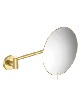 Μεγεθυντικός Καθρέπτης Επιτοίχιος Sanco MR-705-AB12 Brushed Brass