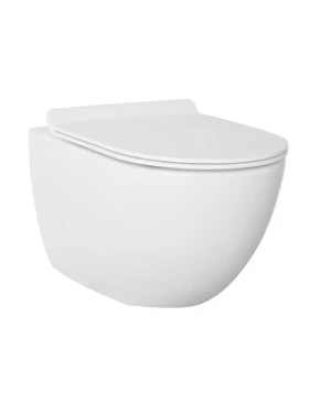 Λεκάνη Κρεμαστή Ceramita Cupola Rimless σειρά 0065 Λευκό Ματ (55cm)