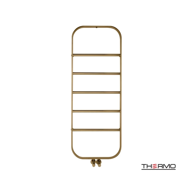 Θερμαινόμενη πετσετοκρεμάστρα – Thermo Spark SPA12045-211 Brushed Brass (Gold) PVD 45x120cm Kcal/h: 223