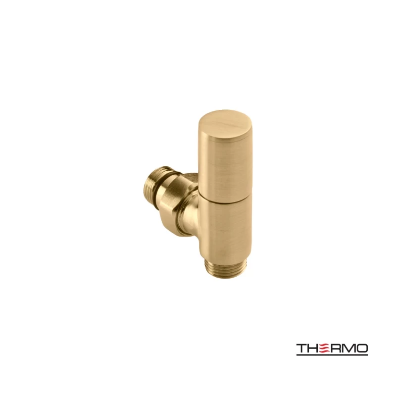 Θερμαινόμενη πετσετοκρεμάστρα – Thermo Spark SPA12045-211 Brushed Brass (Gold) PVD 45x120cm Kcal/h: 223