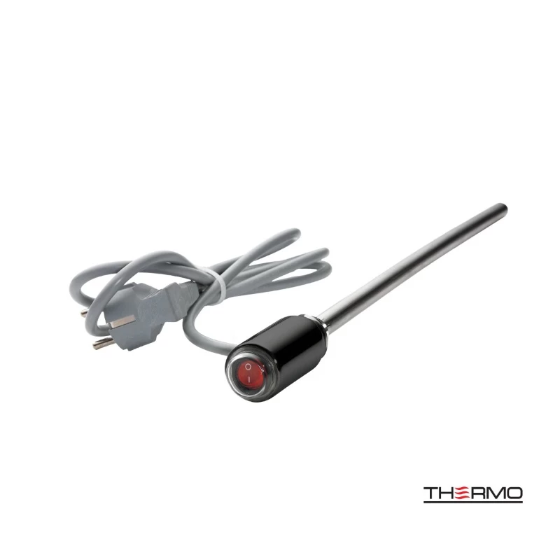 Θερμαινόμενη πετσετοκρεμάστρα – Thermo Tempo TEM12050-411 Black Brushed PVD 50x120cm Kcal/h: 289