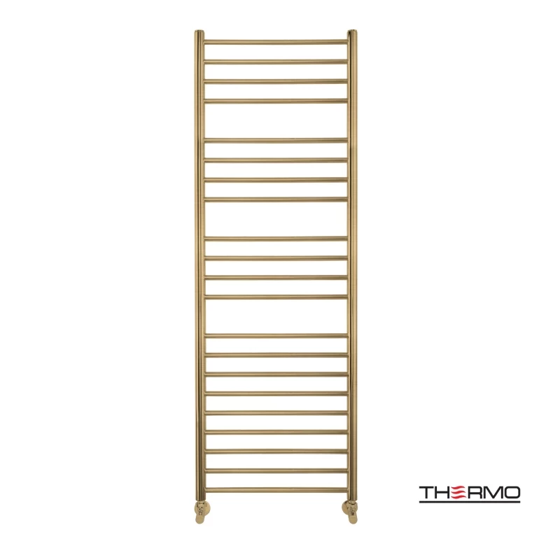 Θερμαινόμενη πετσετοκρεμάστρα – Thermo Bellavia BEL15050-211 Brushed Brass (Gold) PVD 50x150cm Kcal/h: 400