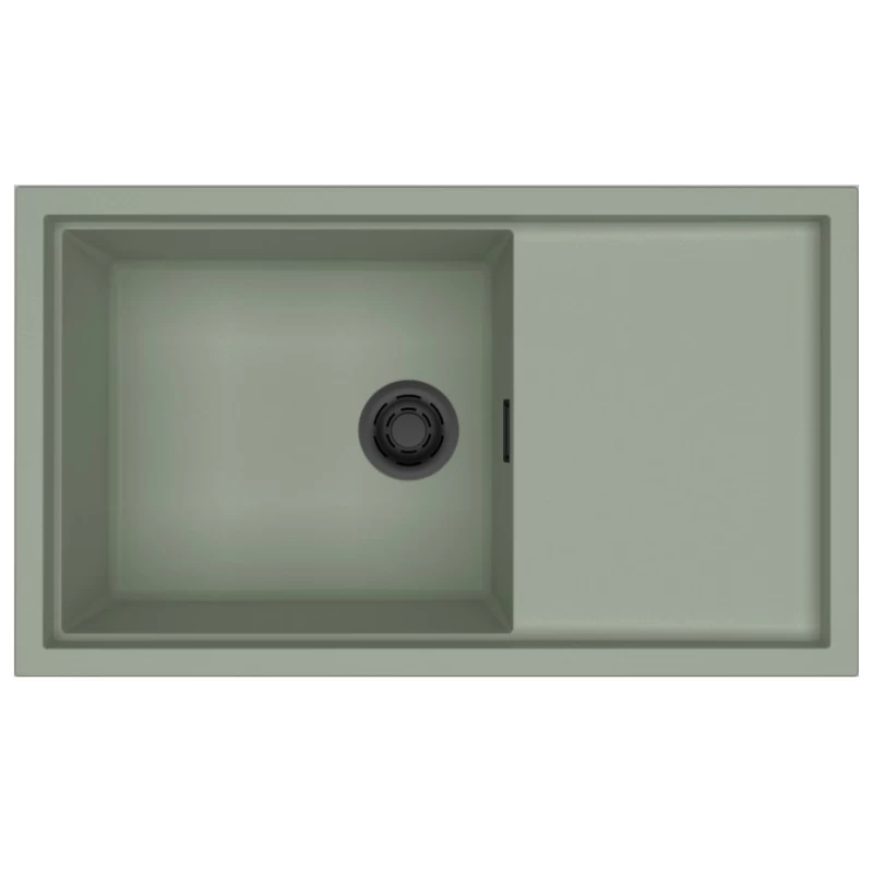 Νεροχύτες Γρανίτη Elleci σειρά Sintesi 410 Sage Green K82 (86x50cm)