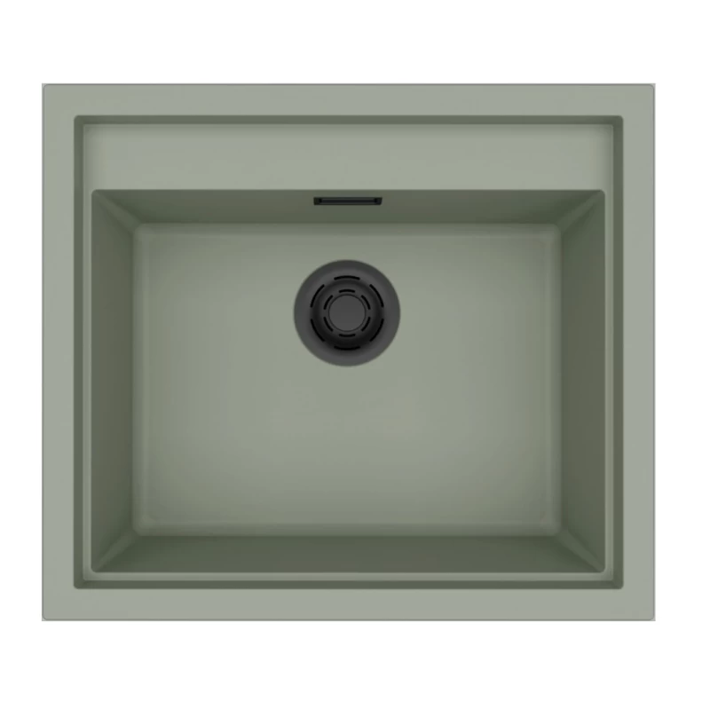 Νεροχύτες Γρανίτη Elleci σειρά Sintesi 105 Sage Green K82 (57x50cm)