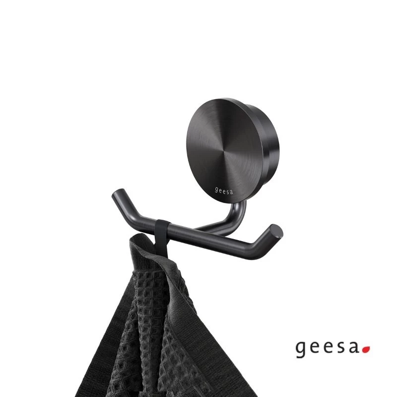 Άγκιστρο Πετσετών Geesa Opal 7215-411 Black Brushed PVD