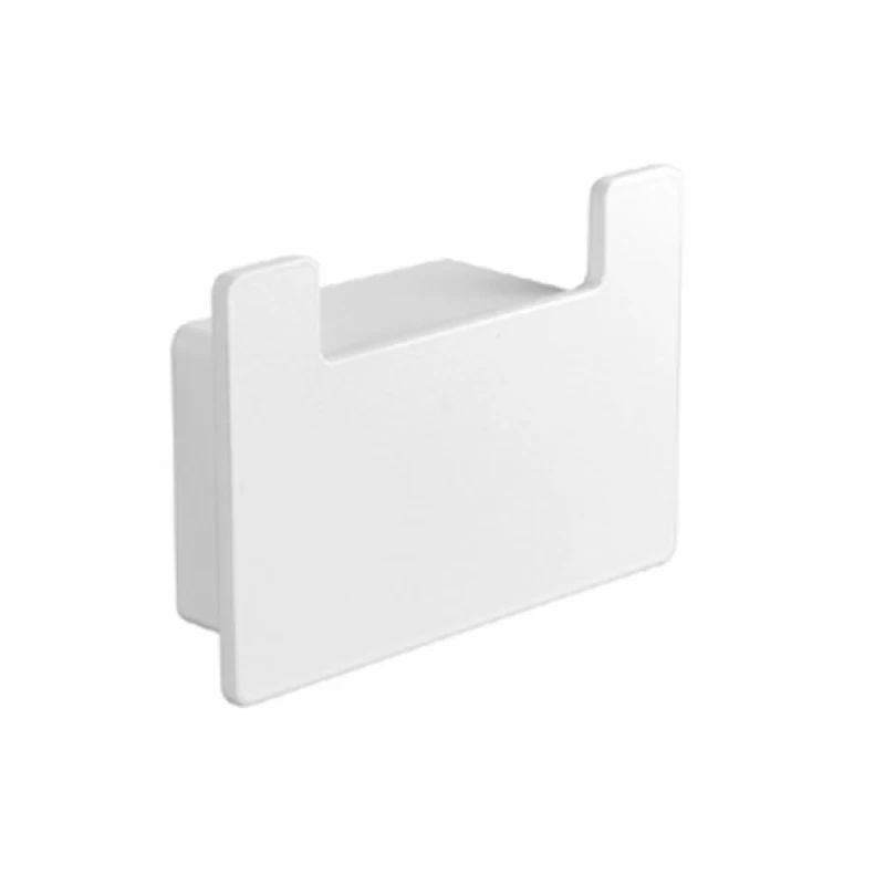 Άγκιστρο Διπλό μπάνιου Ανοξείδωτο Karag Neo Bianco Opaco 820266 σε Λευκό Ματ