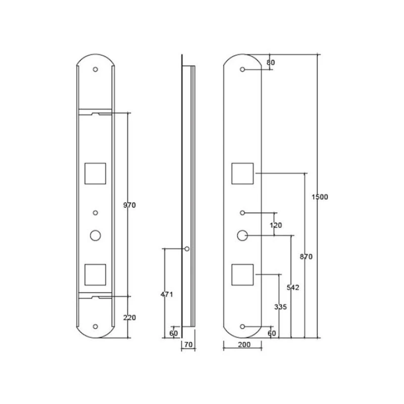 Στήλη Υδρομασάζ Karag Ios σειρά P238 (Ύψος 150cm)