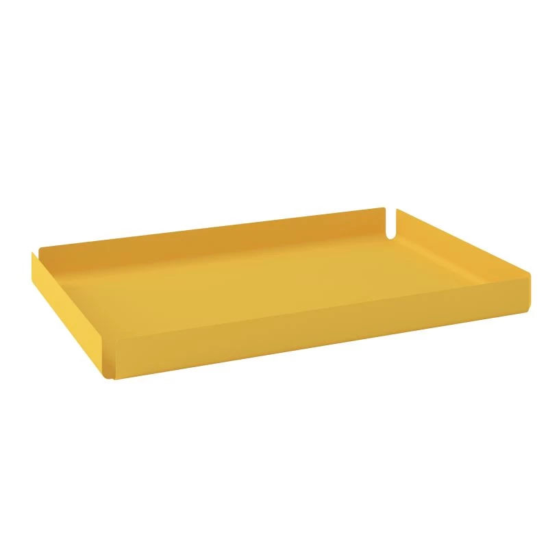 Διακοσμητικός Δίσκος (Ortho) - Matt Yellow, Pam & Co, W30 x D20 x H3 (cm), 33020-603