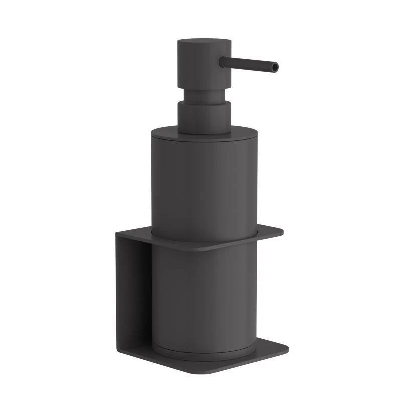 Επιτοίχιο Dispenser (350ml) - Matt Anthracite, Pam & Co, W7,5 x D7 x H19 (cm), 81-113