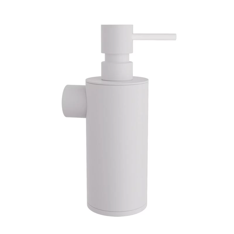 Επιτοίχιο Dispenser (350ml) - Matt White, Pam & Co, Ø6 x H19 (cm), 87-033