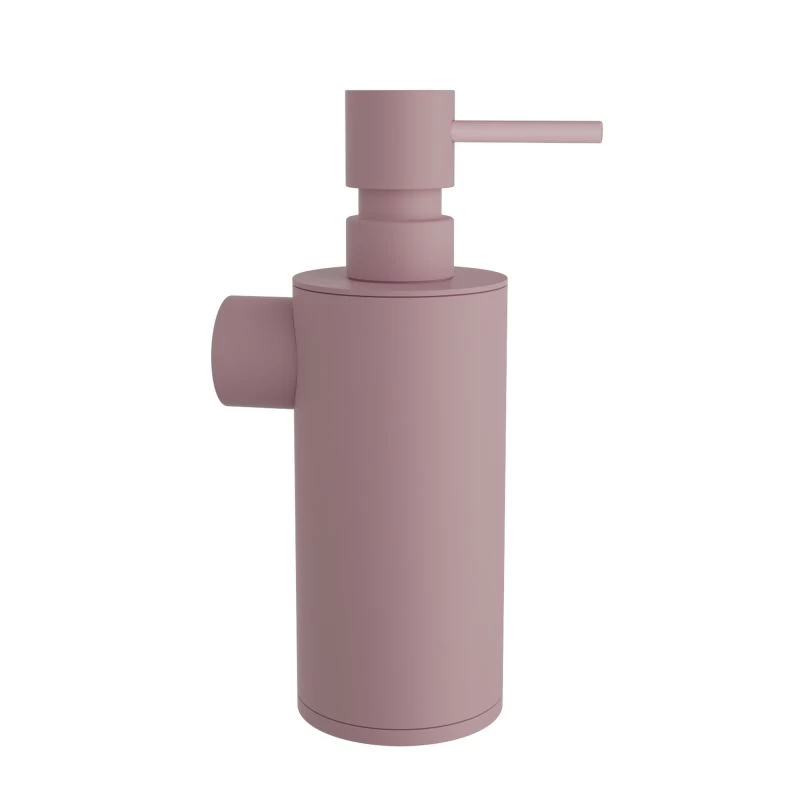 Επιτοίχιο Dispenser (350ml) - Matt Pink, Pam & Co, Ø6 x H19 (cm), 87-303