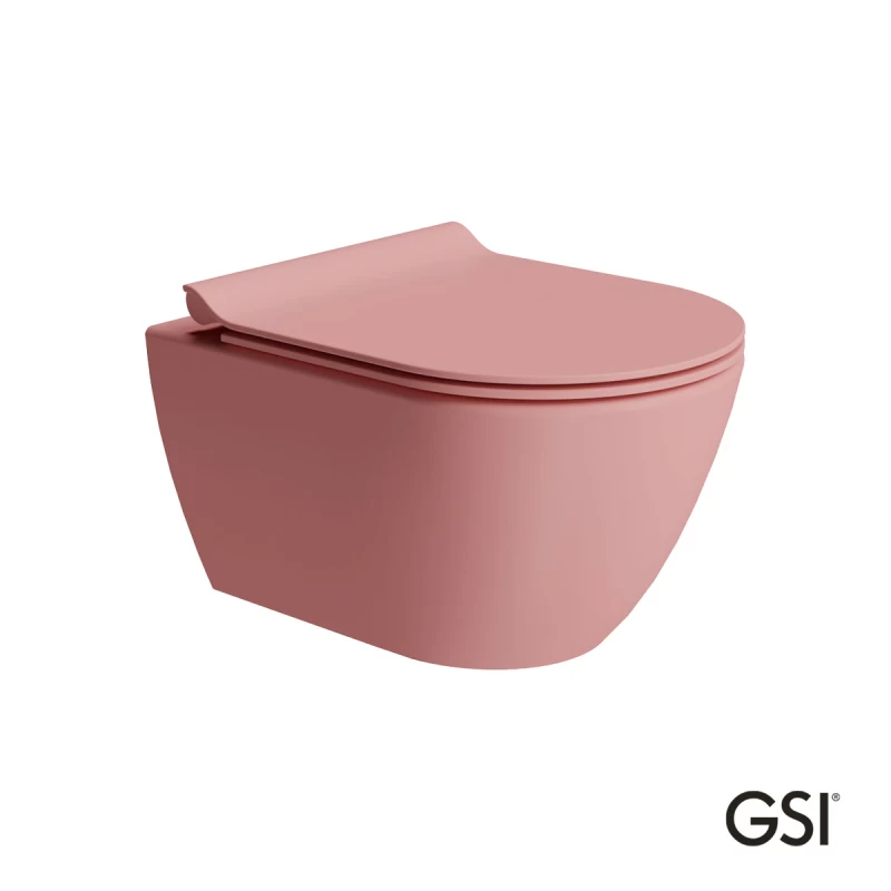 Λεκάνη κρεμαστή GSI Pura Swirl 500-881600SC-821 Blush Matt