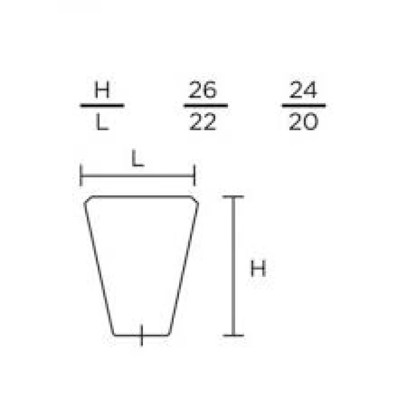 Πόμολα επίπλων Convex σειρά 0267 Μαύρο ματ (Φ.20 ή Φ.22)