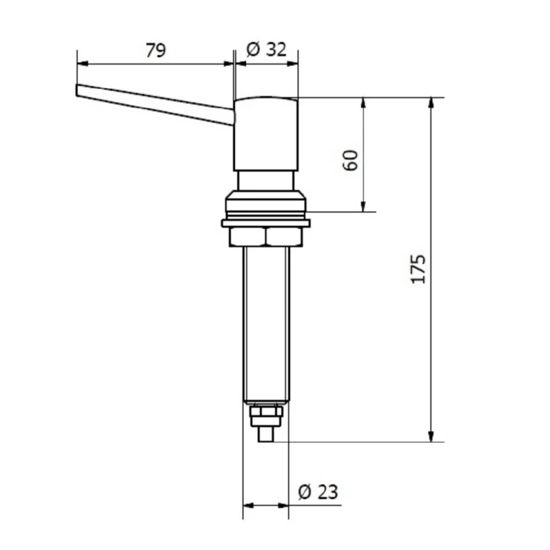 Dispenser Πάγκου Jofel σειρά AC 62000 σε Χρώμιο