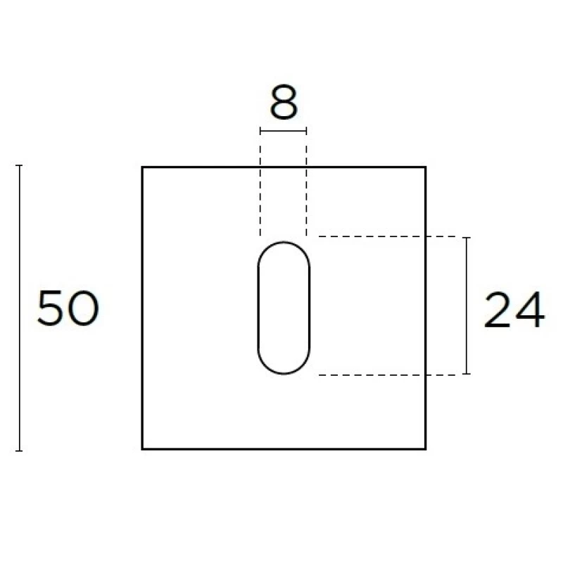 Ροζέτες Επιστόμια Convex σειρά 2145 Χρώμιο Γυαλιστερό (1 Τεμάχιο)
