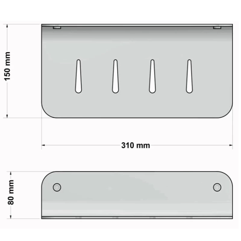 Σπογγοθήκες Μπάνιου Sanco σειρά Avaton 120103 σε Μπορντό ματ (31x15cm)