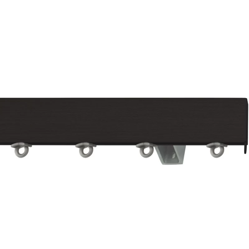 Κουρτινόξυλα Σιδηρόδρομοι Elegant σειρά K61-1011 Μαύρο ματ