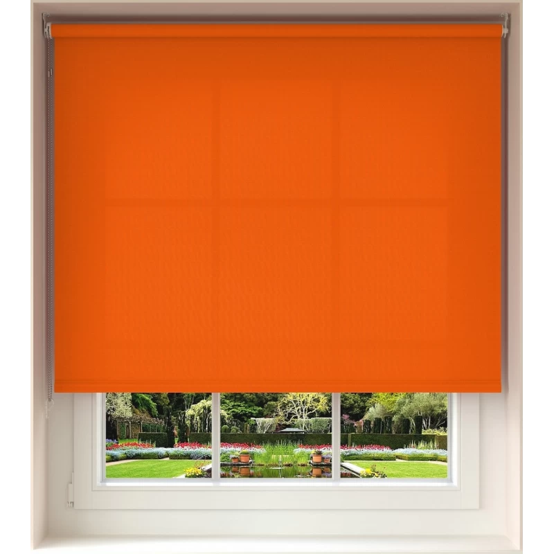 Μονόχρωμο Ρόλερ σκίασης Luxury σειρά Πορτοκαλί 17430