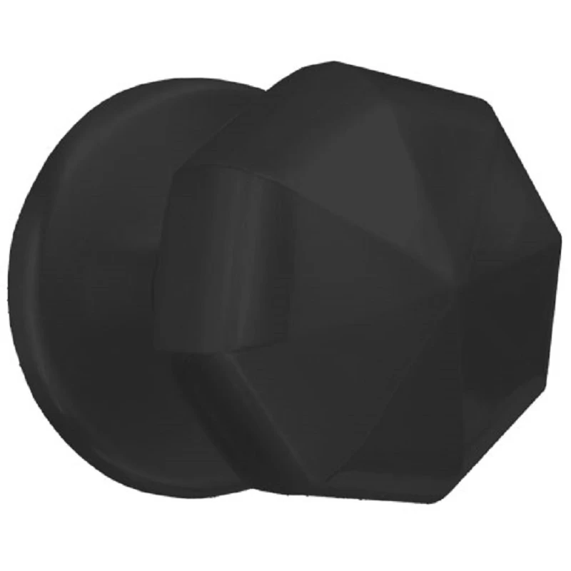 Πόμολα Εξώπορτας Μαύρα σειρά 8008 σε Μαύρο ματ (8.5x7.2cm)