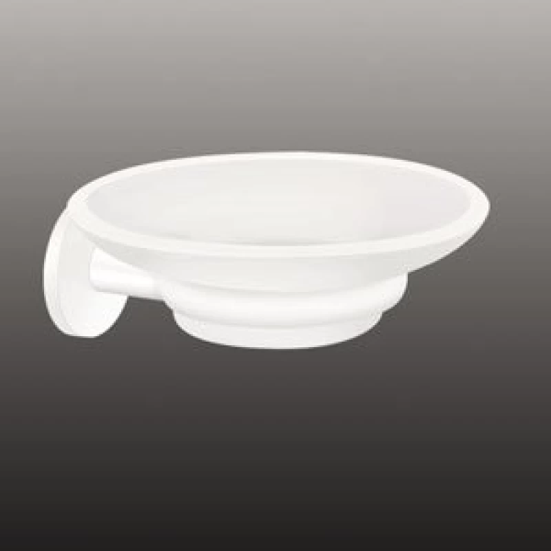 Σαπουνοθήκες Μπάνιου Sanco σειρά Twist M101-14302 Λευκό ματ
