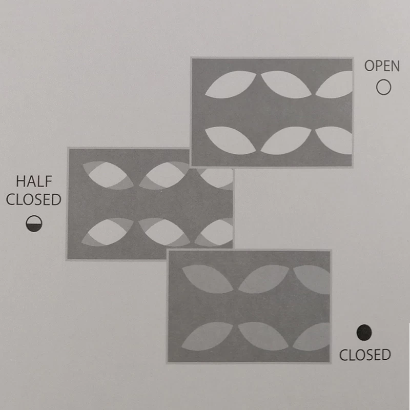 Διπλά Ρόλλερ Ελεγχόμενης Σκίασης 3D σειρά Enigma σε Γκρι 