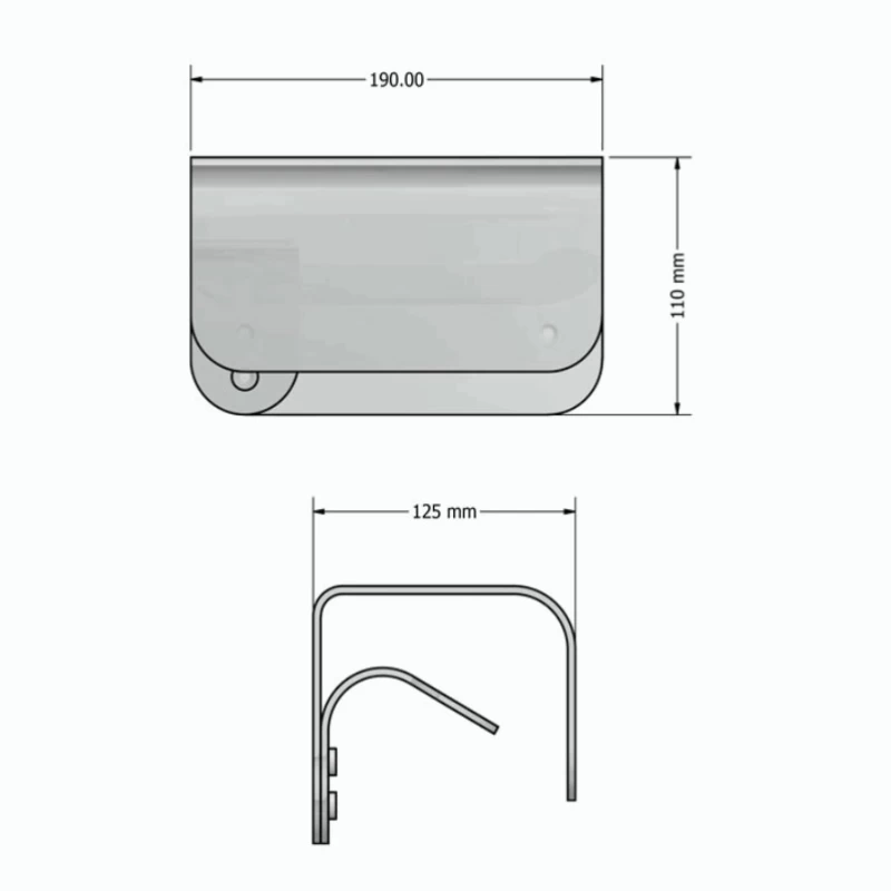 Χαρτοθήκες Μπάνιου Sanco με Καπάκι σειρά Avaton 120117 σε Λευκό ματ