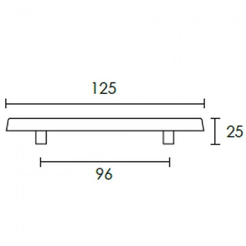Λαβές Επίπλων Conset σειρά C1041 Ροζ (Κέντρα Βίδας 9.6cm)