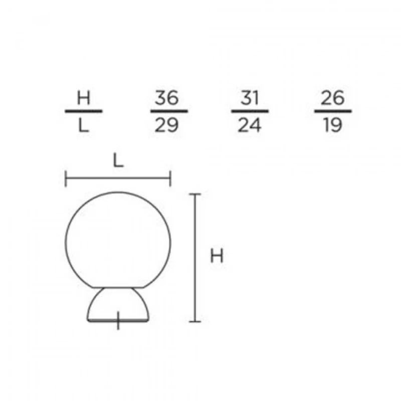 Πόμολα Επίπλων Convex σειρά 0181 Νίκελ ματ (Φ.19 ή Φ.24 ή Φ.29)