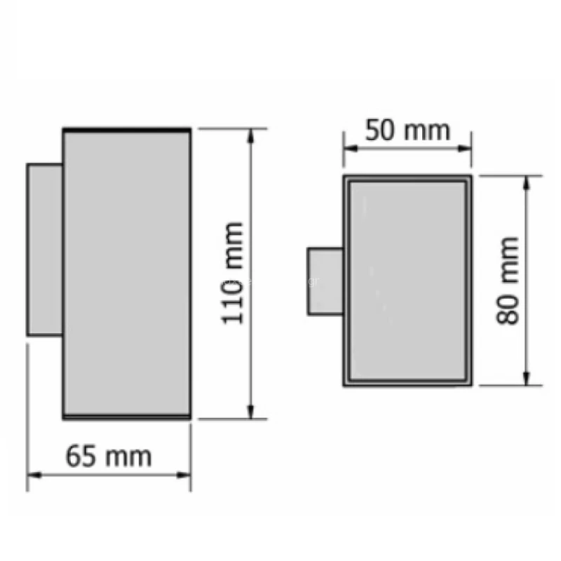 Ποτηροθήκες Μπάνιου Sanco M116-91154 Μαύρο Ματ (8x11cm)