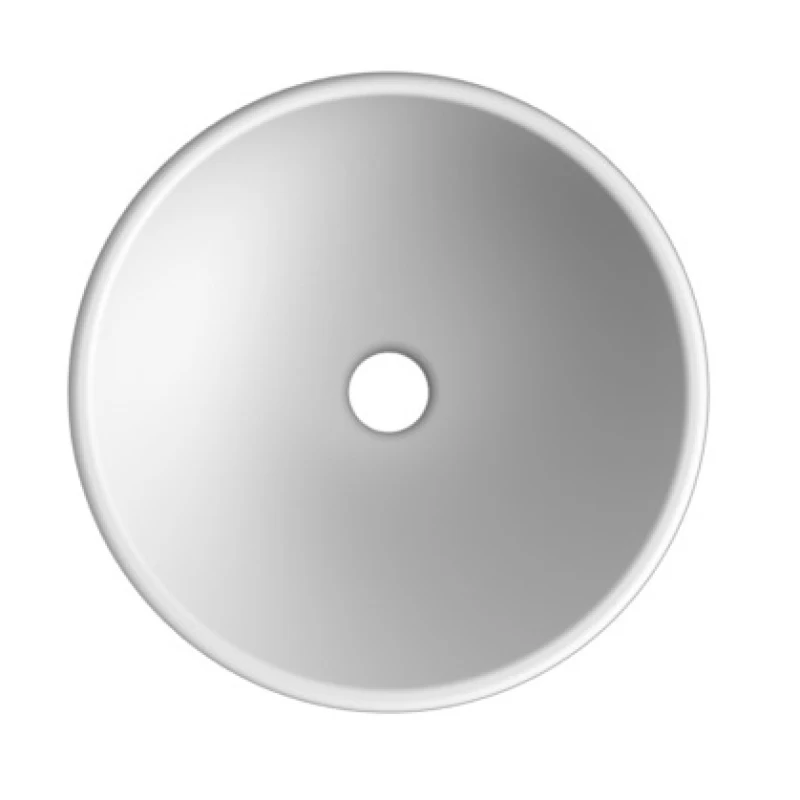 Νιπτήρας Επικαθήμενος Scarabeo Sfera 8009 Λευκό (Φ.39.5cm)