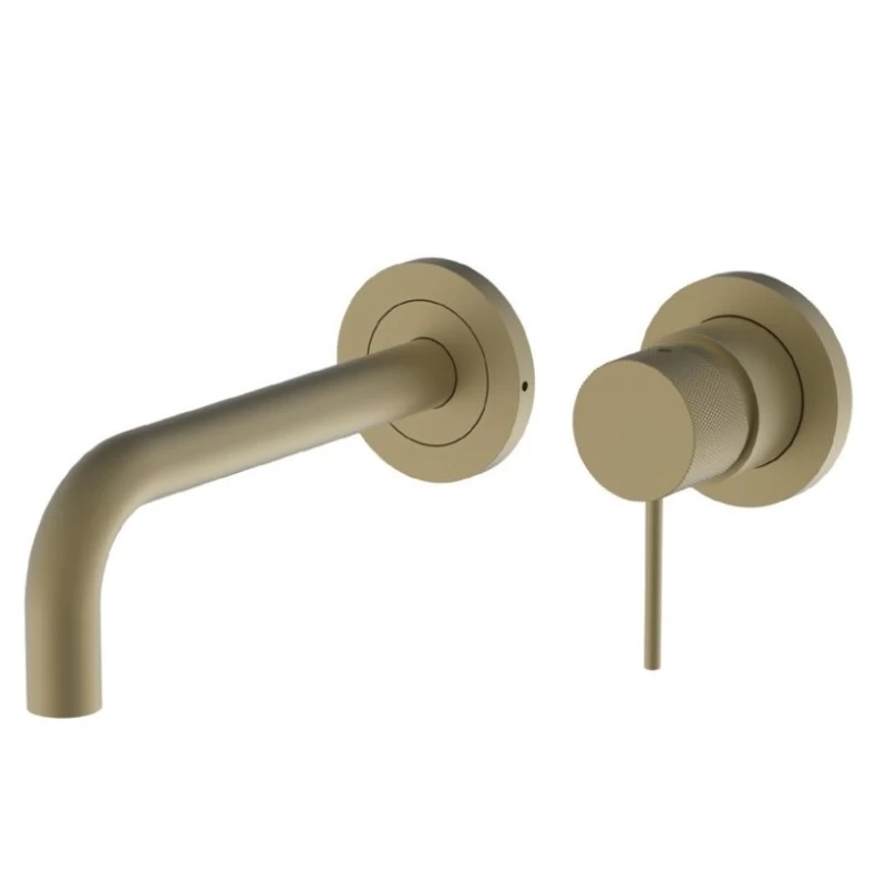 Μπαταρία Νιπτήρος Εντοιχισμού Teorema Lab 323181 Soft Brass